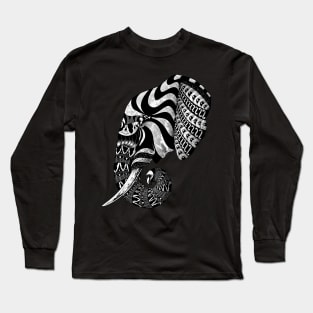 Elephant Ornate Long Sleeve T-Shirt